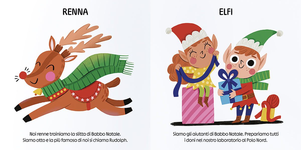 Natale::1 libro + 3 puzzle magnetici