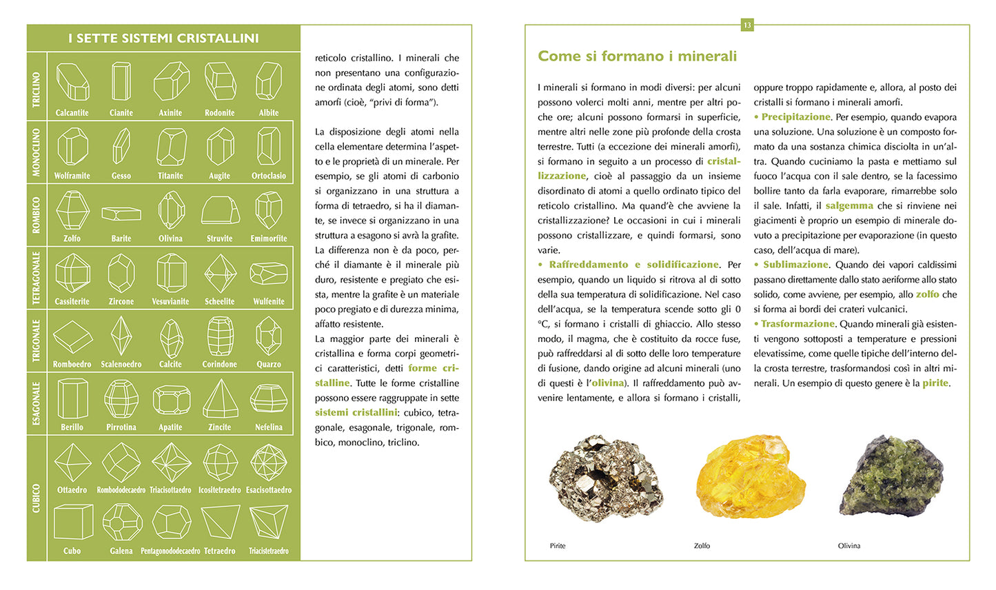 Enciclopedia dei minerali, gemme, rocce e fossili