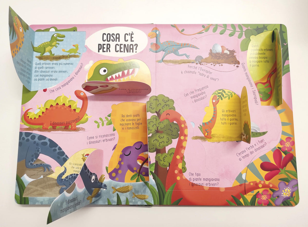 Dinosauri::Solleva le alette e trova le risposte!