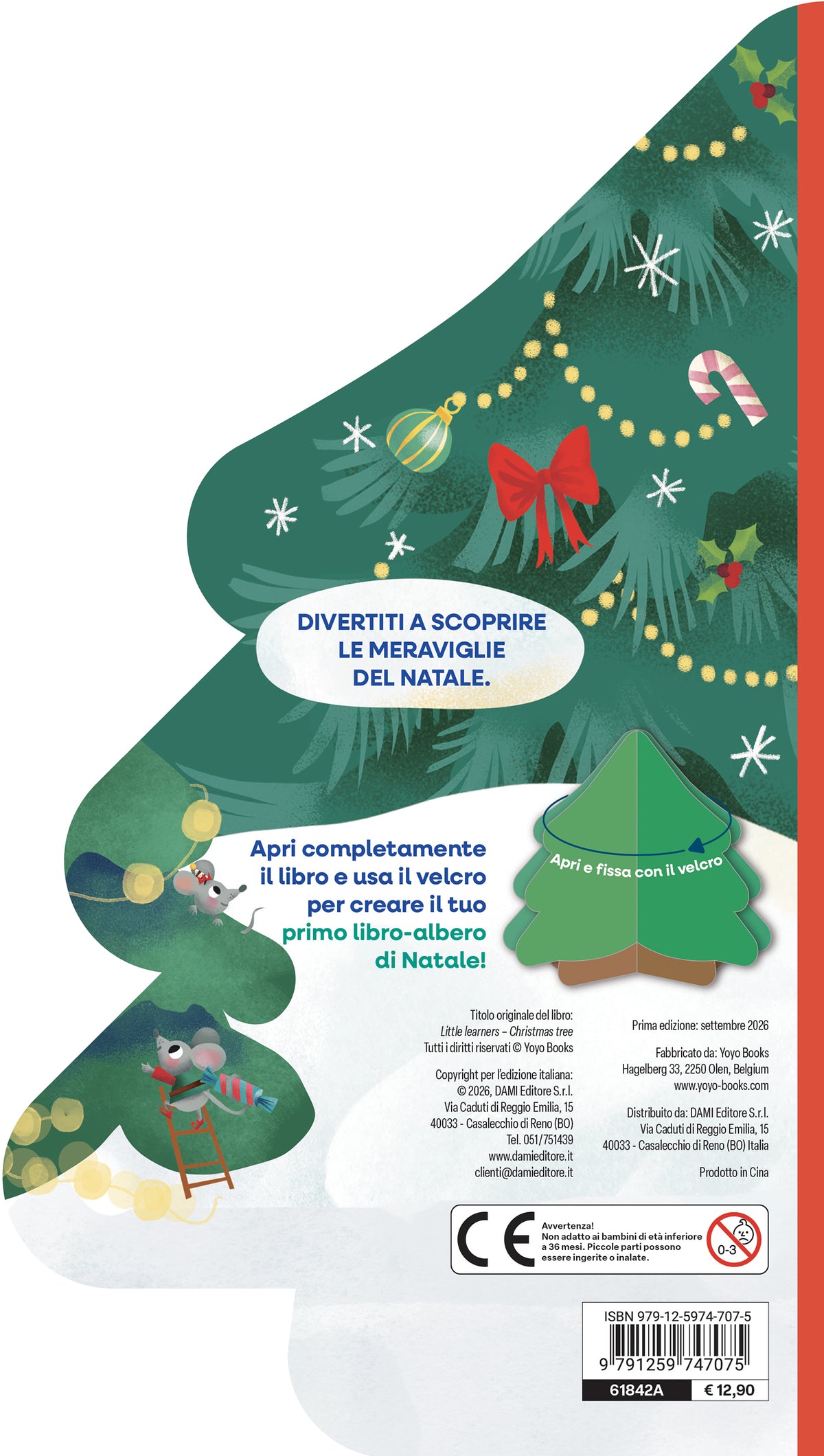 Natale::Il mio primo libro albero di Natale
