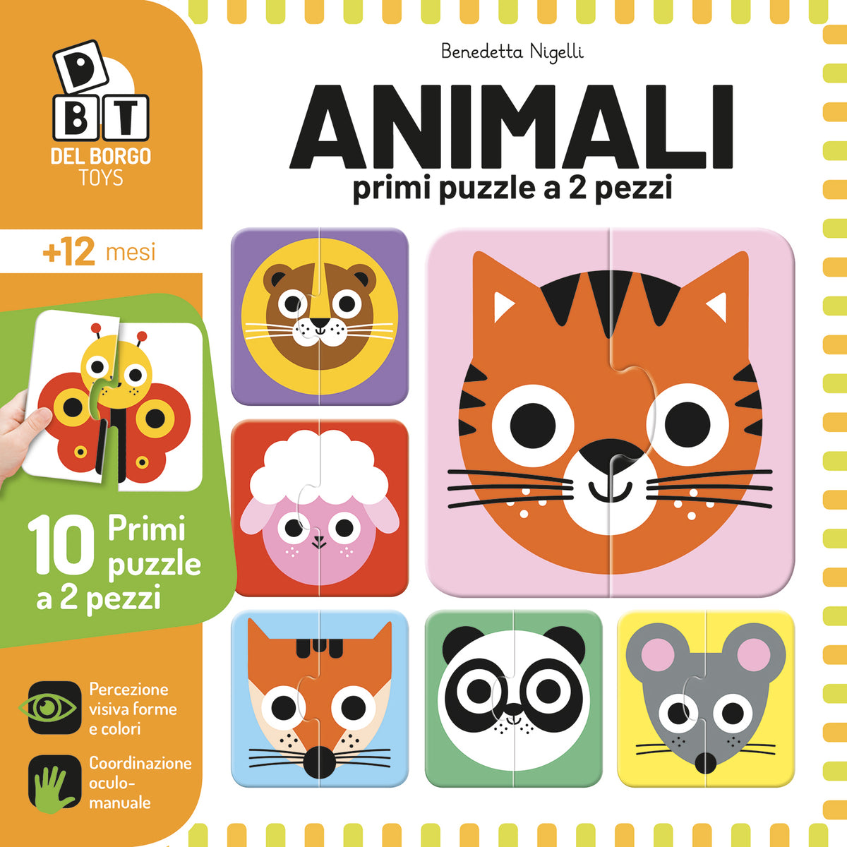 Animali::Primi puzzle a 2 pezzi
