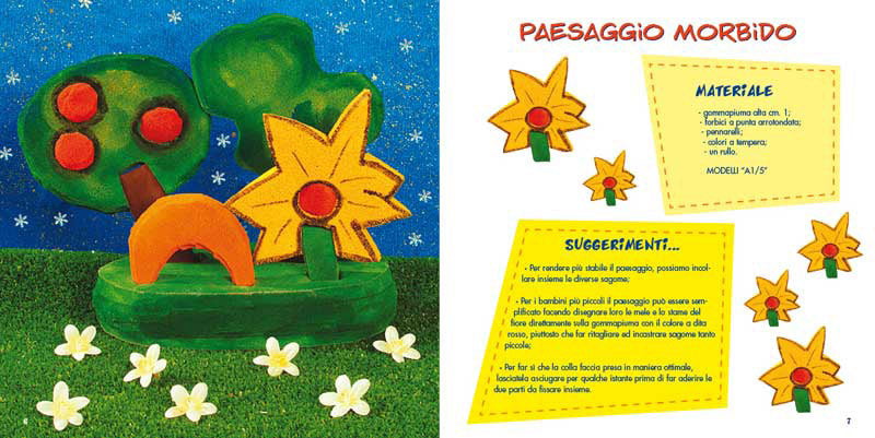 Creazioni di gommapiuma per bambini