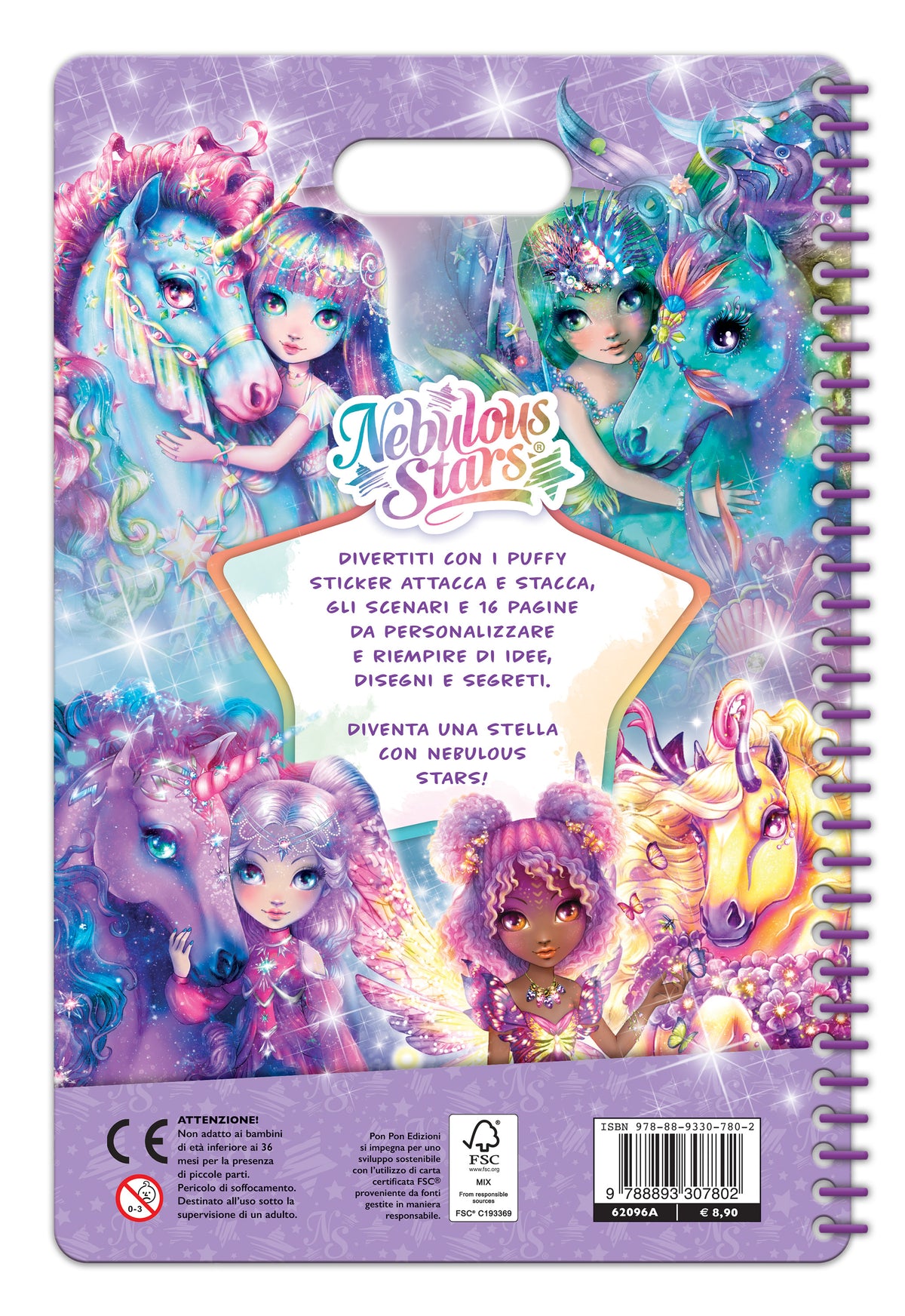 Nebulous Stars. Puffy sticker. Il mio scrapbook