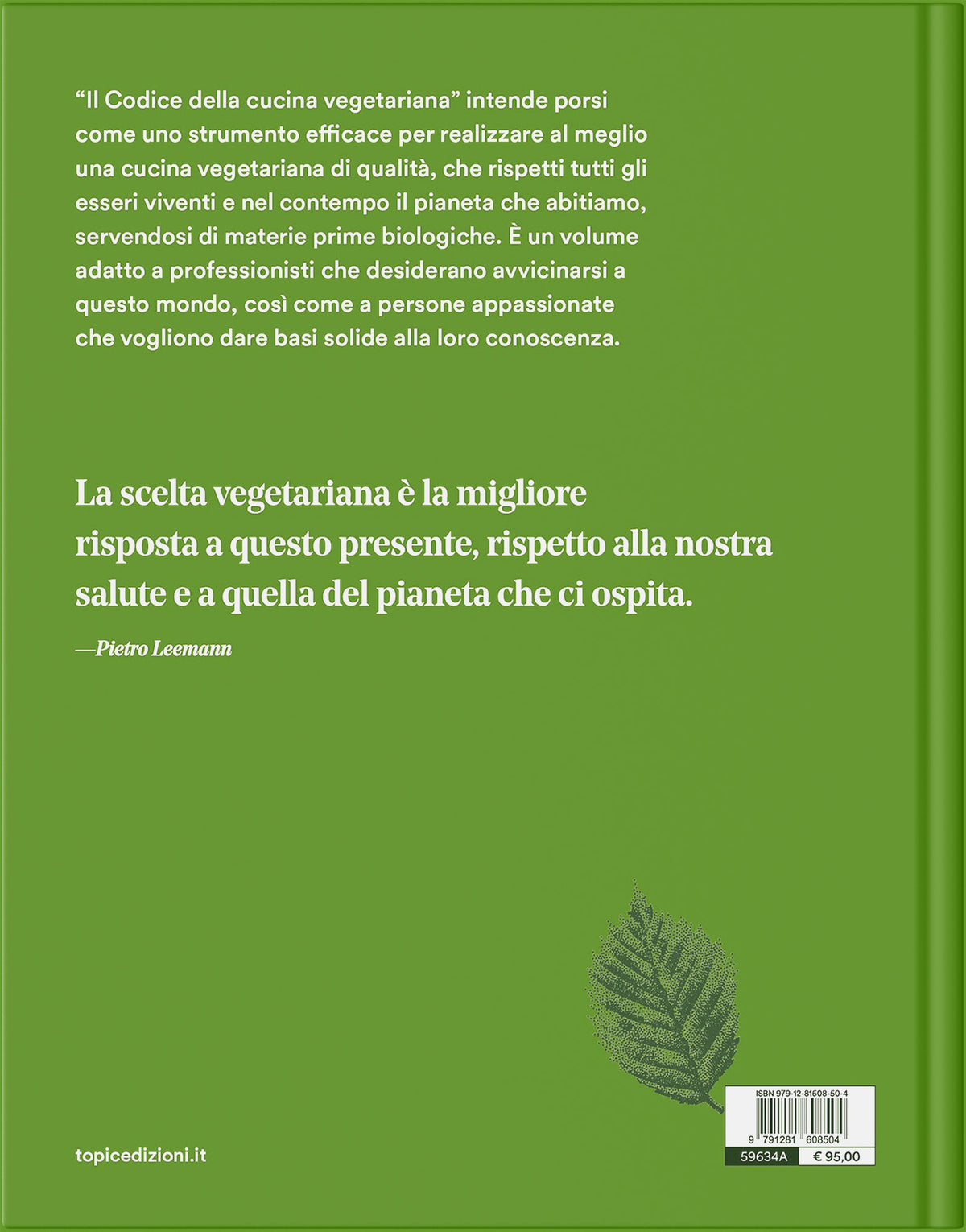 IL CODICE DELLA CUCINA VEGETARIANA