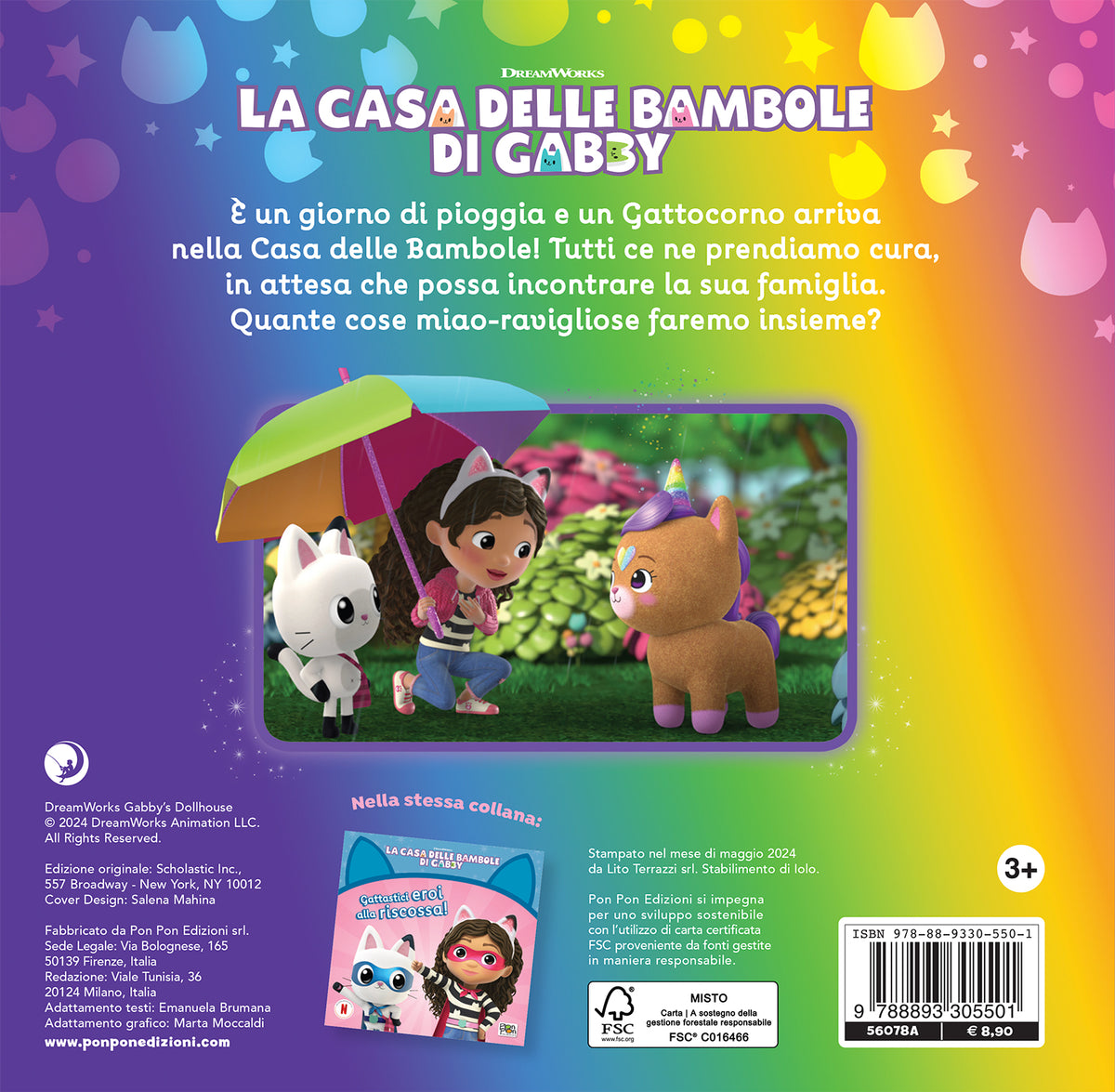 La Casa delle Bambole di Gabby. Storybook. Kico il Gattocorno