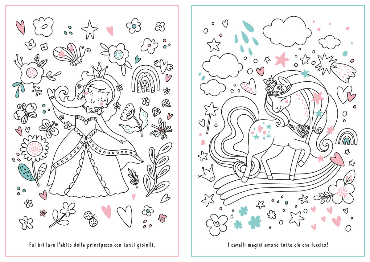 Regno magico::Colora con i glitter