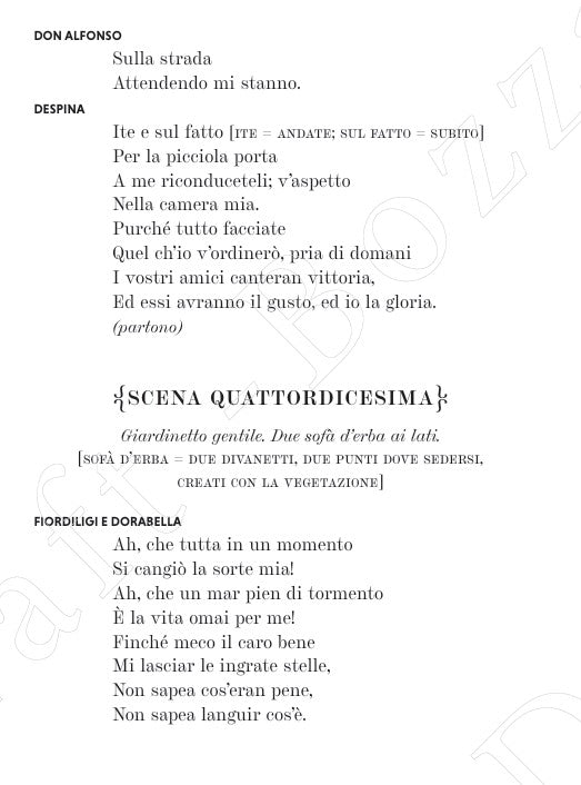 COSI' FAN TUTTE