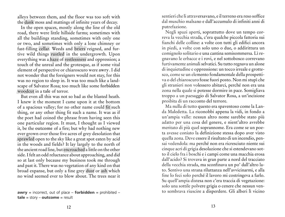 Horror Stories - Racconti dell'orrore::Con testo a fronte e note linguistiche