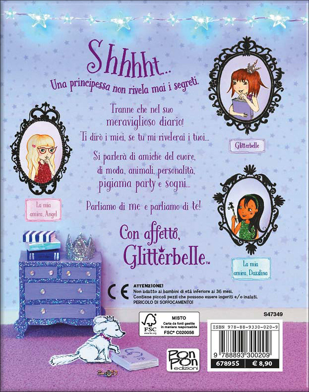 Libri fatati - Glitterbelle. Io e te::Il diario che parla di noi, amiche del cuore!