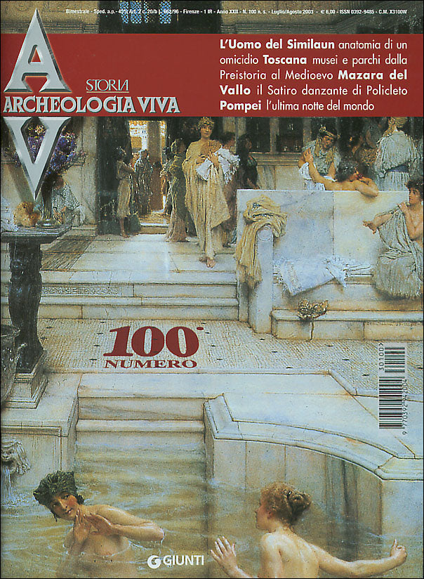 Archeologia Viva n. 100 - luglio/agosto 2003::Rivista bimestrale
