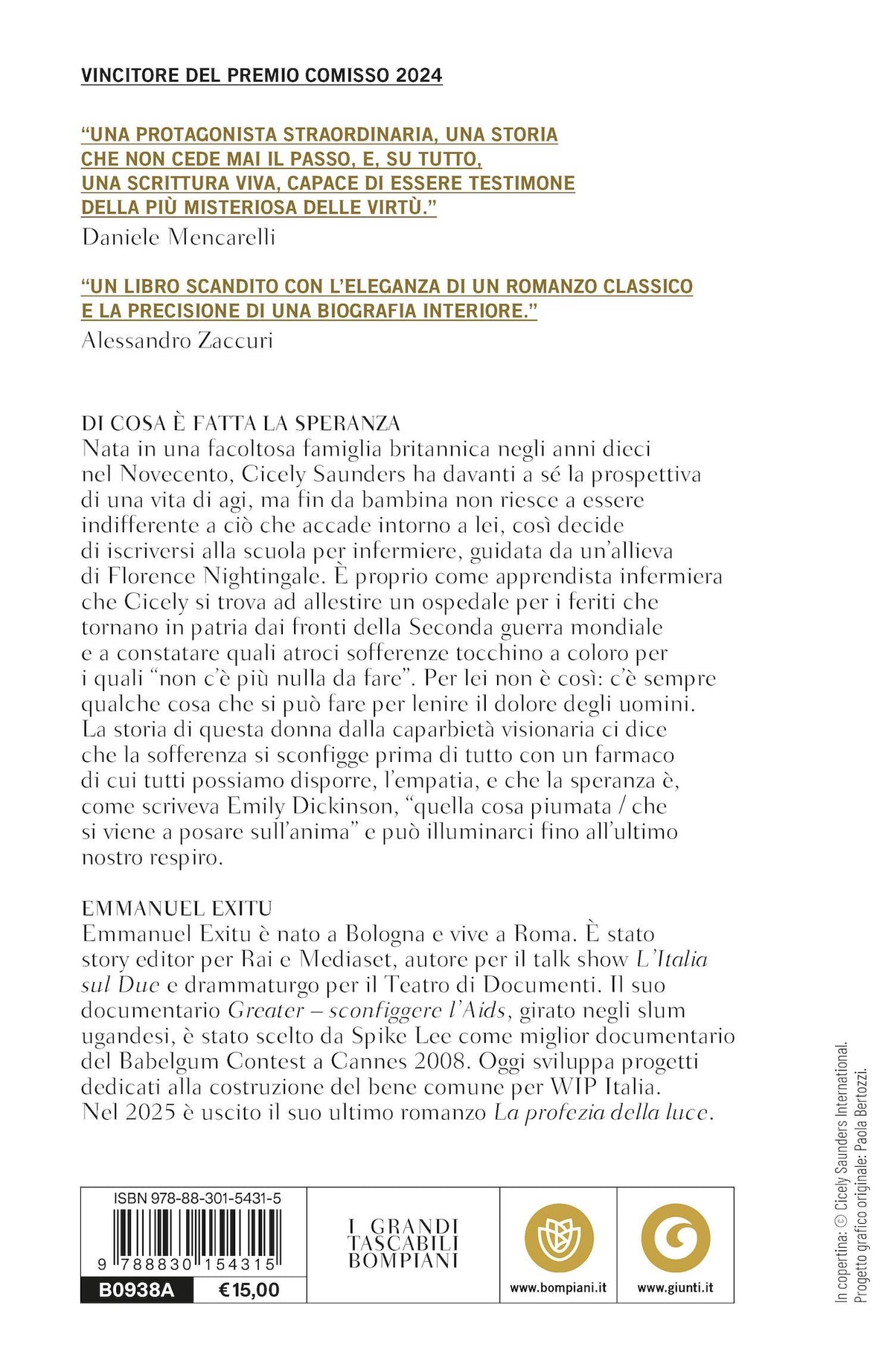 Di cosa è fatta la speranza::Il romanzo di Cicely Saunders, che si è presa cura degli incurabili