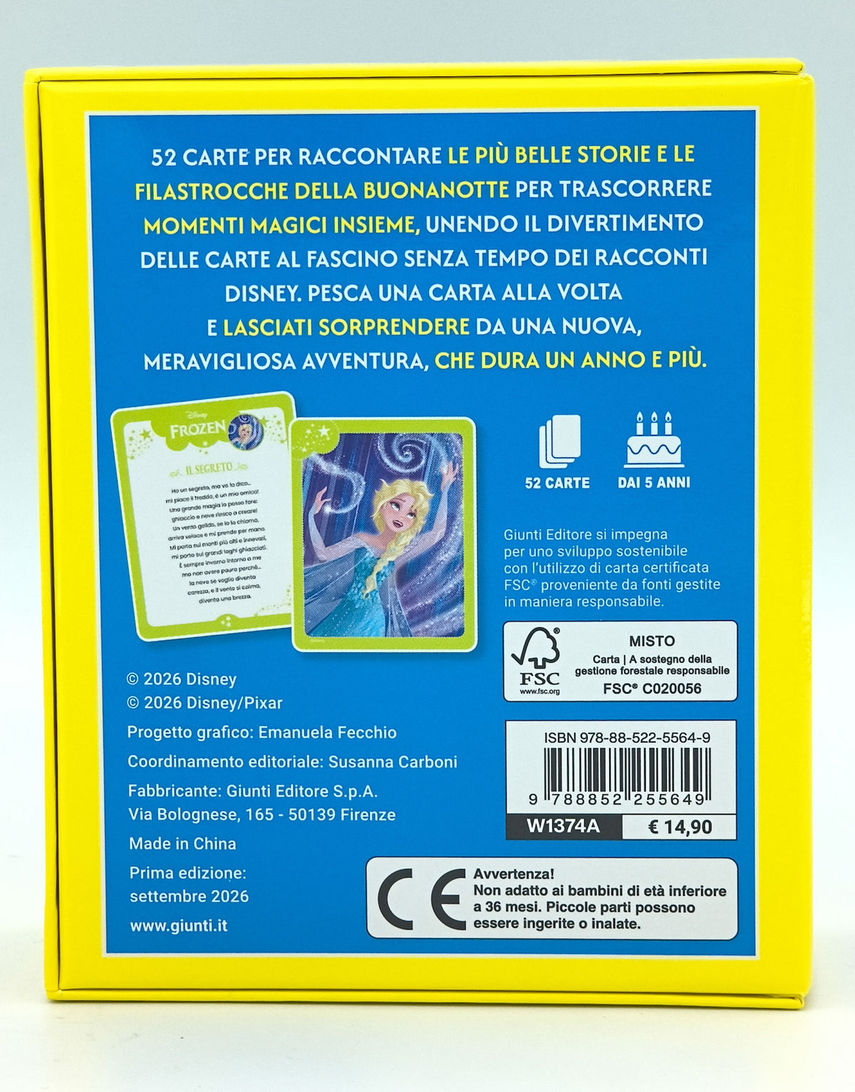 CarteStorie e filastrocche per la nanna Disney. 52 carte::Leggi, sogna, buonanotte