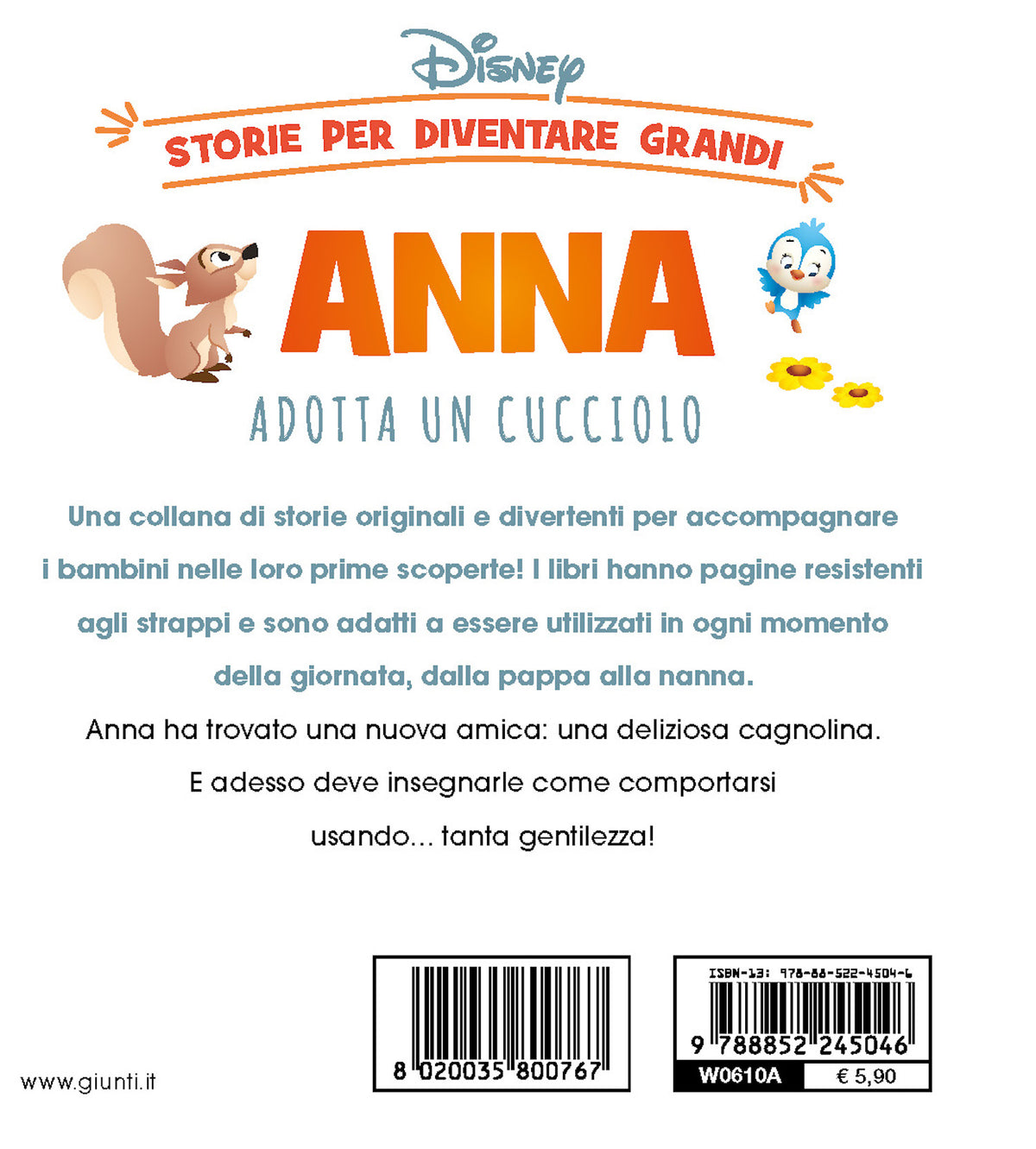 Anna adotta un cucciolo Storie per diventare grandi