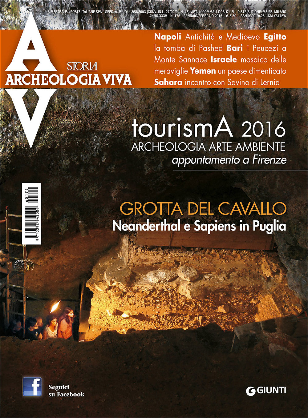 Archeologia Viva n. 175 - gennaio/febbraio 2016::Rivista bimestrale