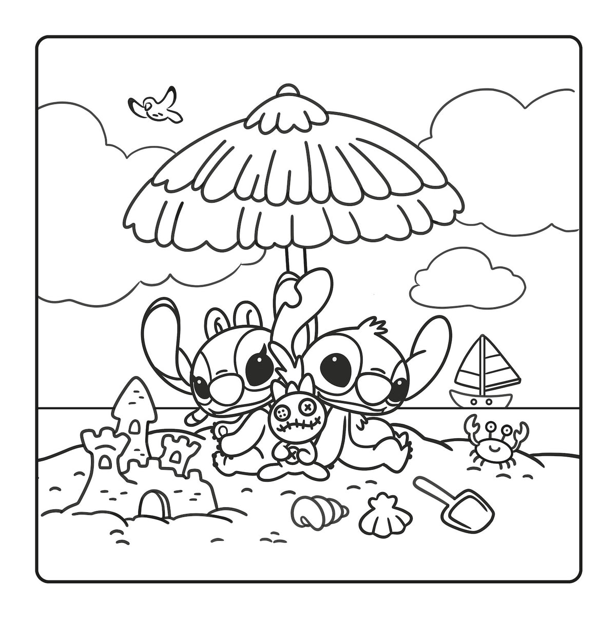 Stitch&Angel Cozy Coloring