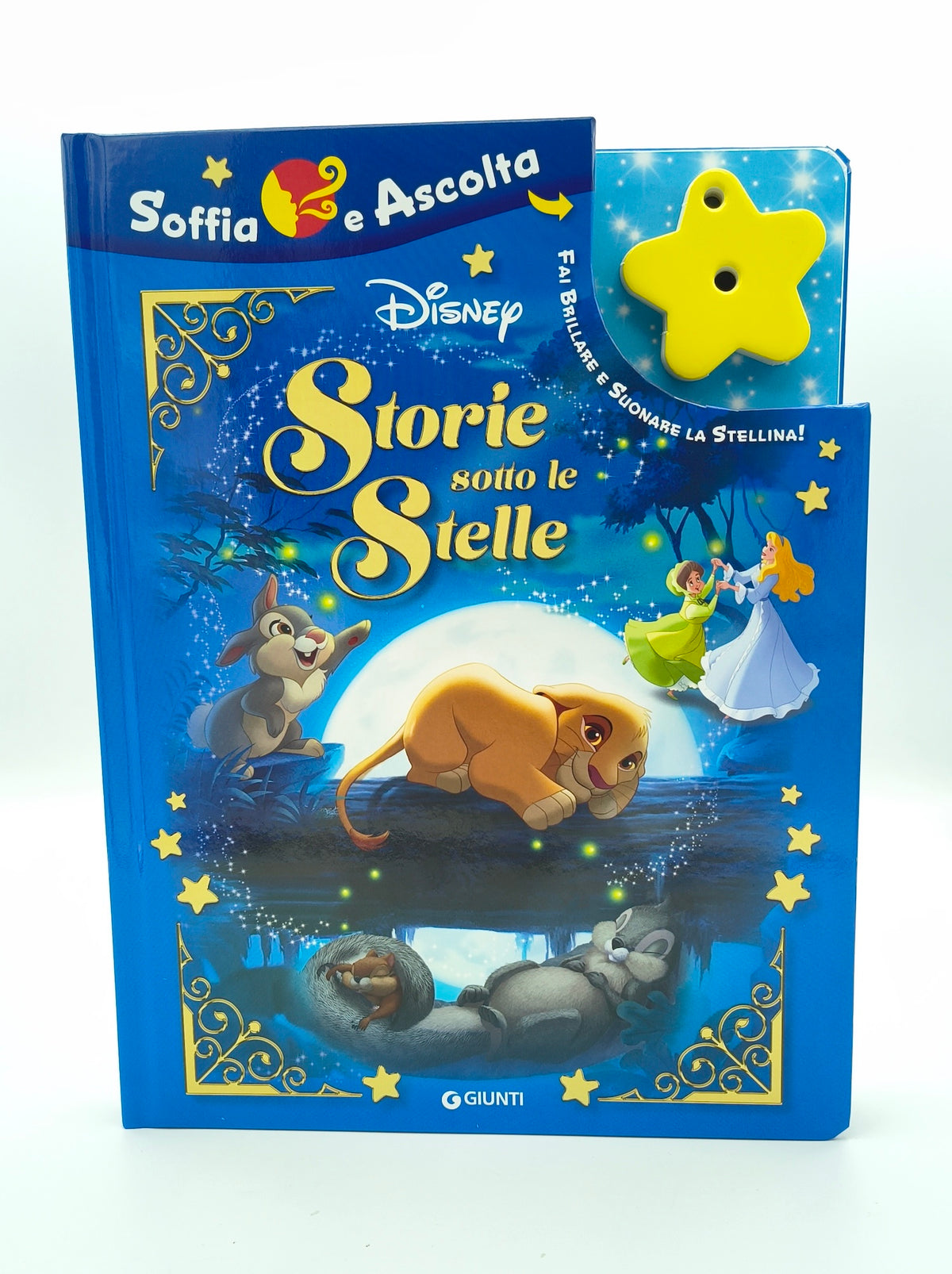 Soffia e ascolta Disney Storie sotto le stelle::Fai brillare e suonare la stellina!