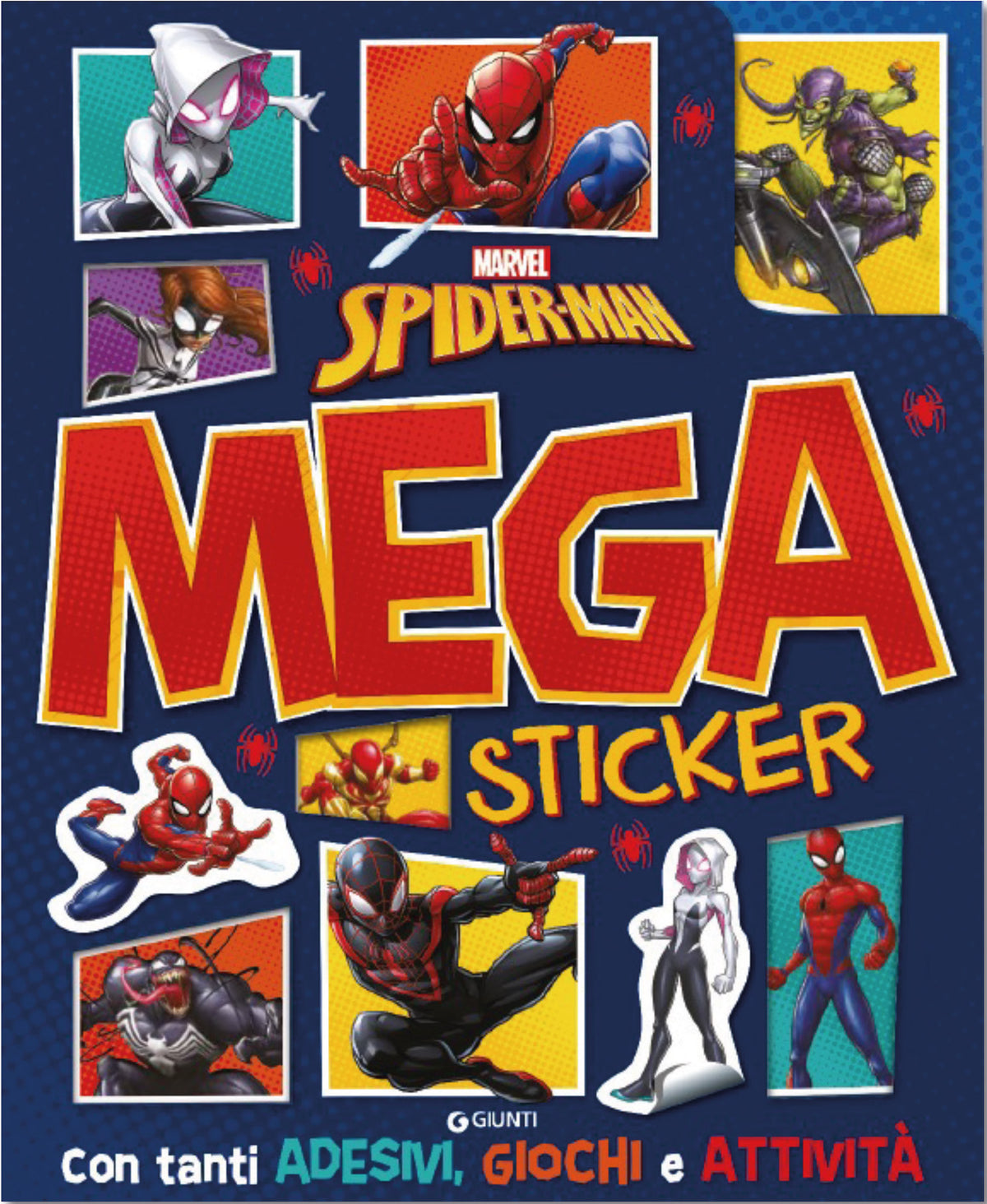 Spiderman Mega Sticker::Con tanti adesivi, giochi e attività