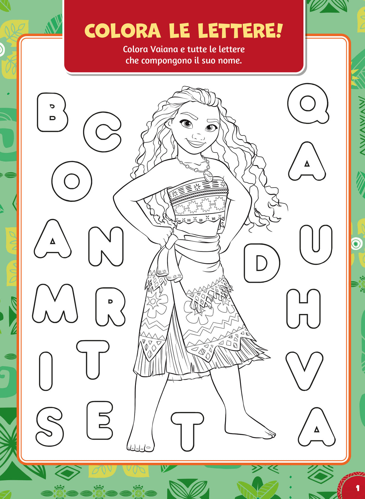 Disney Oceania 500 Sticker::Tante attività con Vaiana e i suoi amici