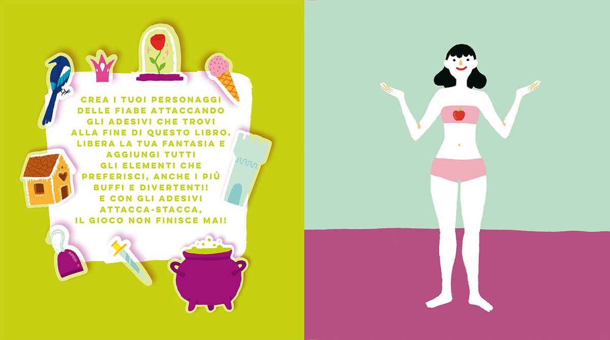 Crea con gli sticker. Fiabe