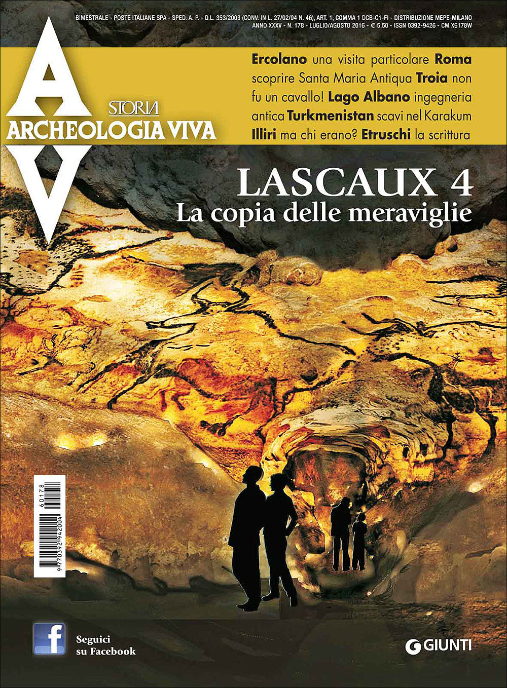 Archeologia Viva n. 178 - luglio/agosto 2016::Rivista bimestrale