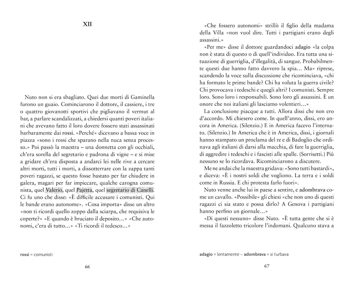 La luna e i falò