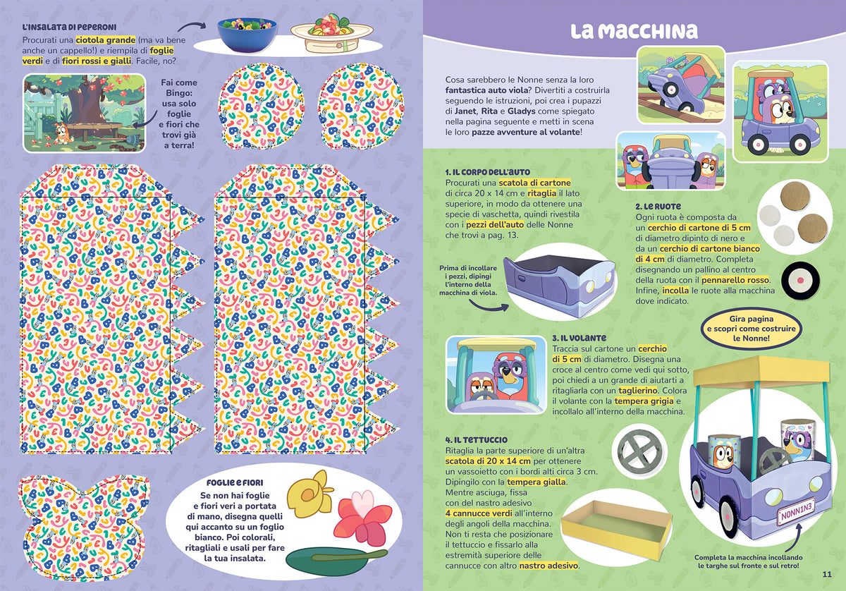 Bluey. Crea con Bluey + Il set di Rita e Janet