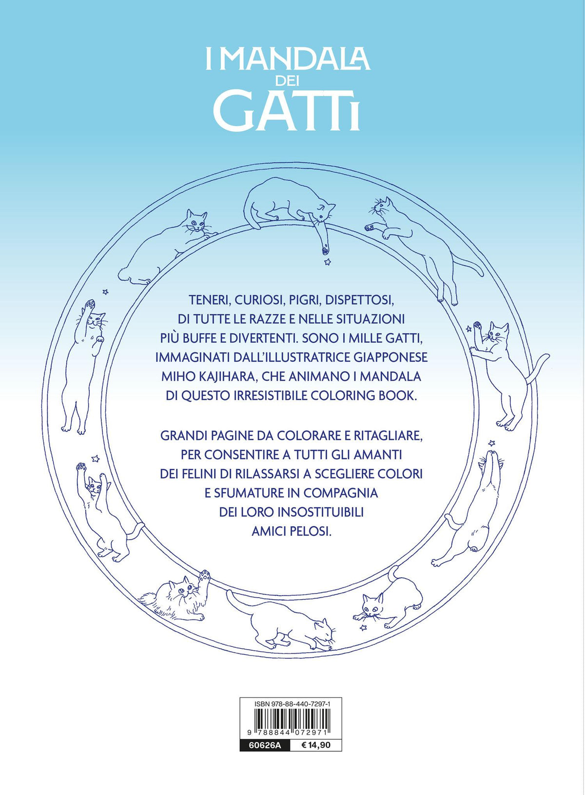 Mandala dei Gatti::Coloring Book per Cat Lovers