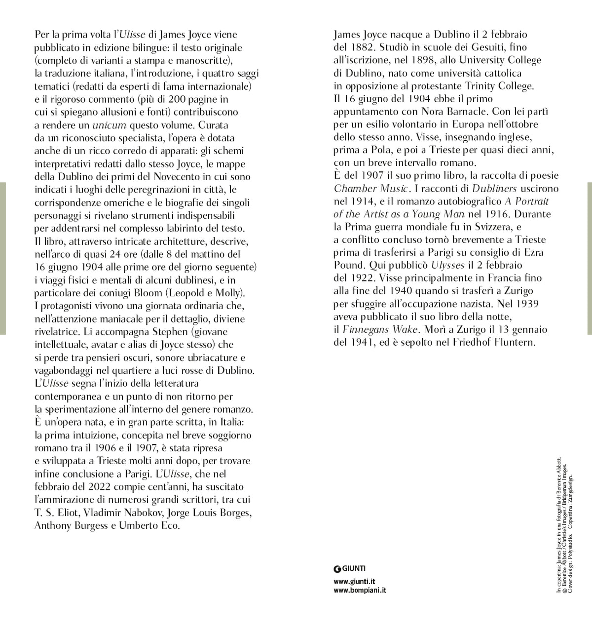 Ulisse::Testo inglese a fronte