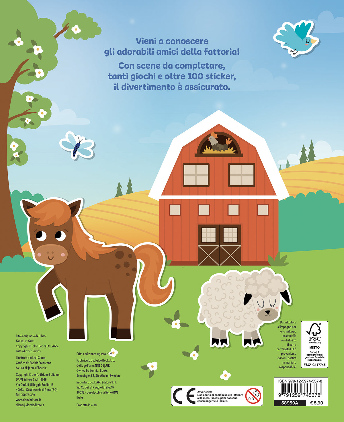 Fattoria::Giochi, Attività, Sticker