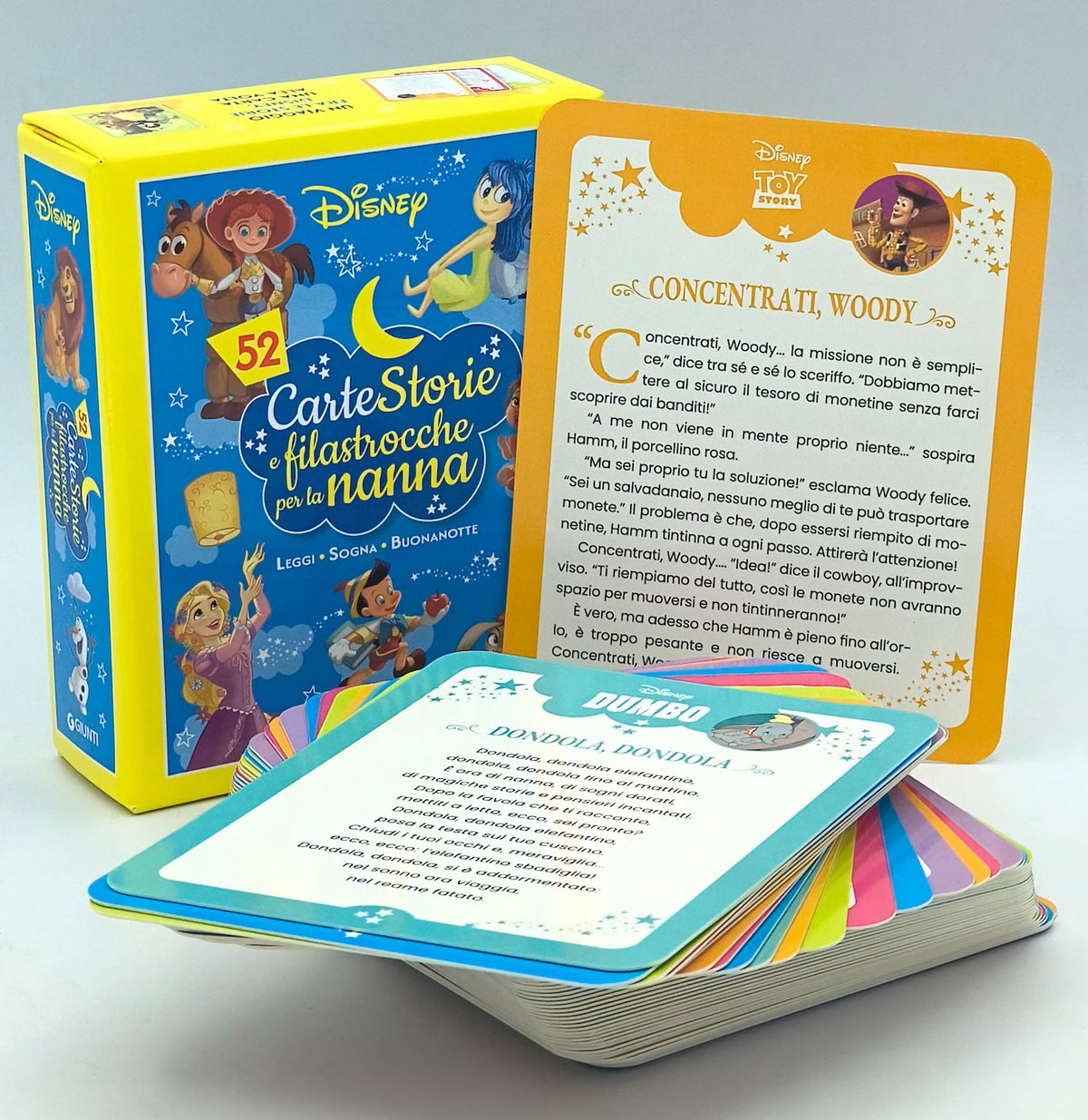 CarteStorie e filastrocche per la nanna Disney. 52 carte::Leggi, sogna, buonanotte