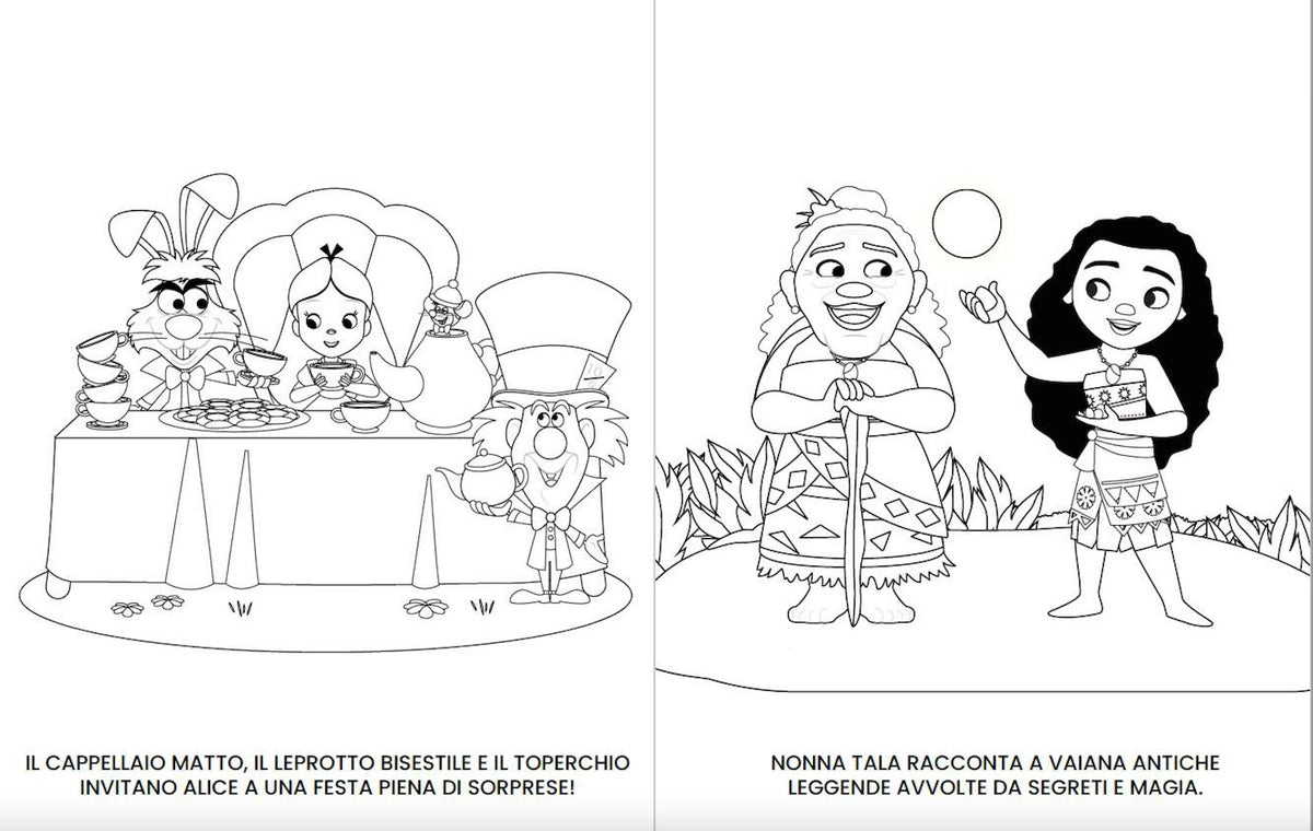 Momenti magici Disney Mini Staccattacca e colora Cute Stickers::Più di 60 adesivi