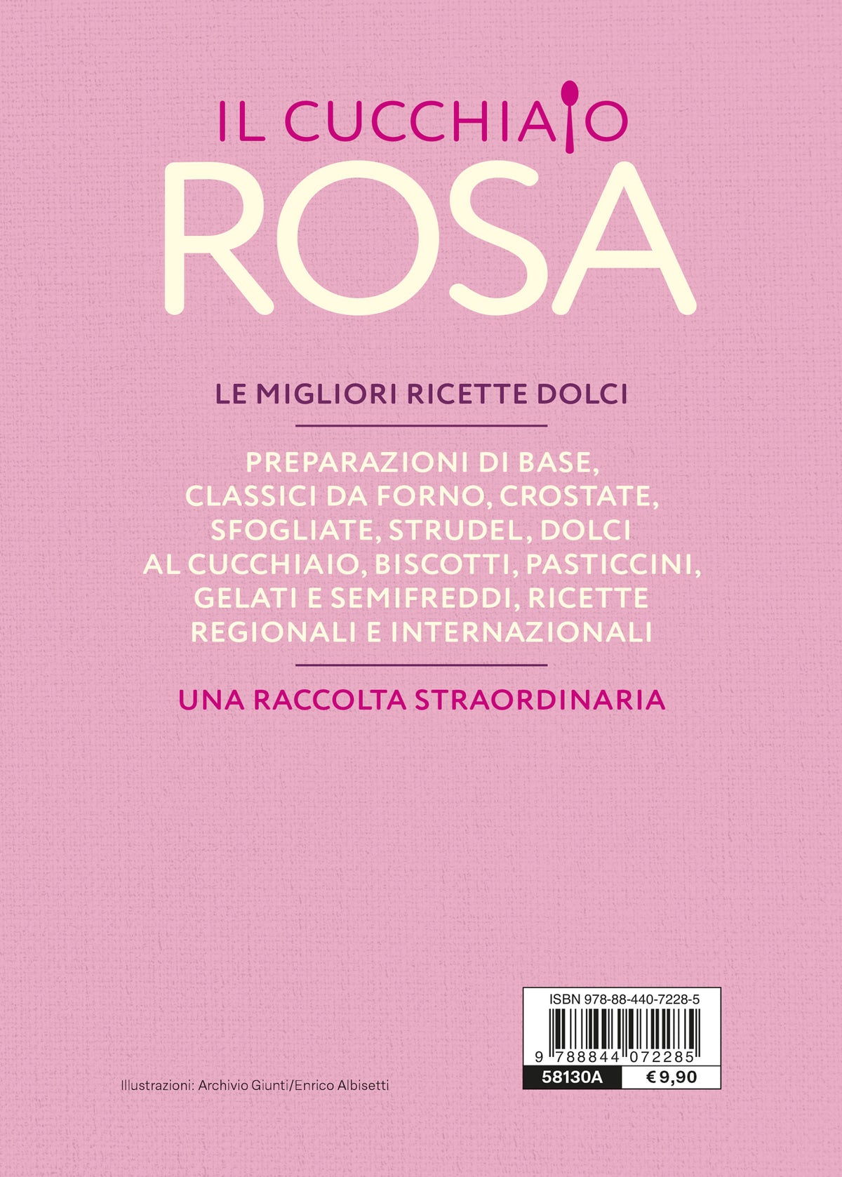 CUCCHIAIO ROSA POCKET::La bibbia della pasticceria