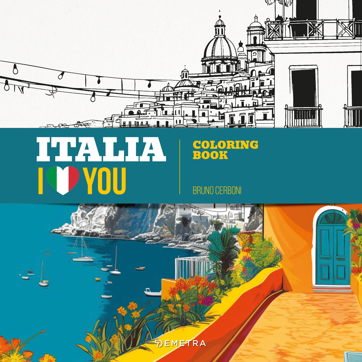 ITALIA I LOVE YOU::Coloring book
