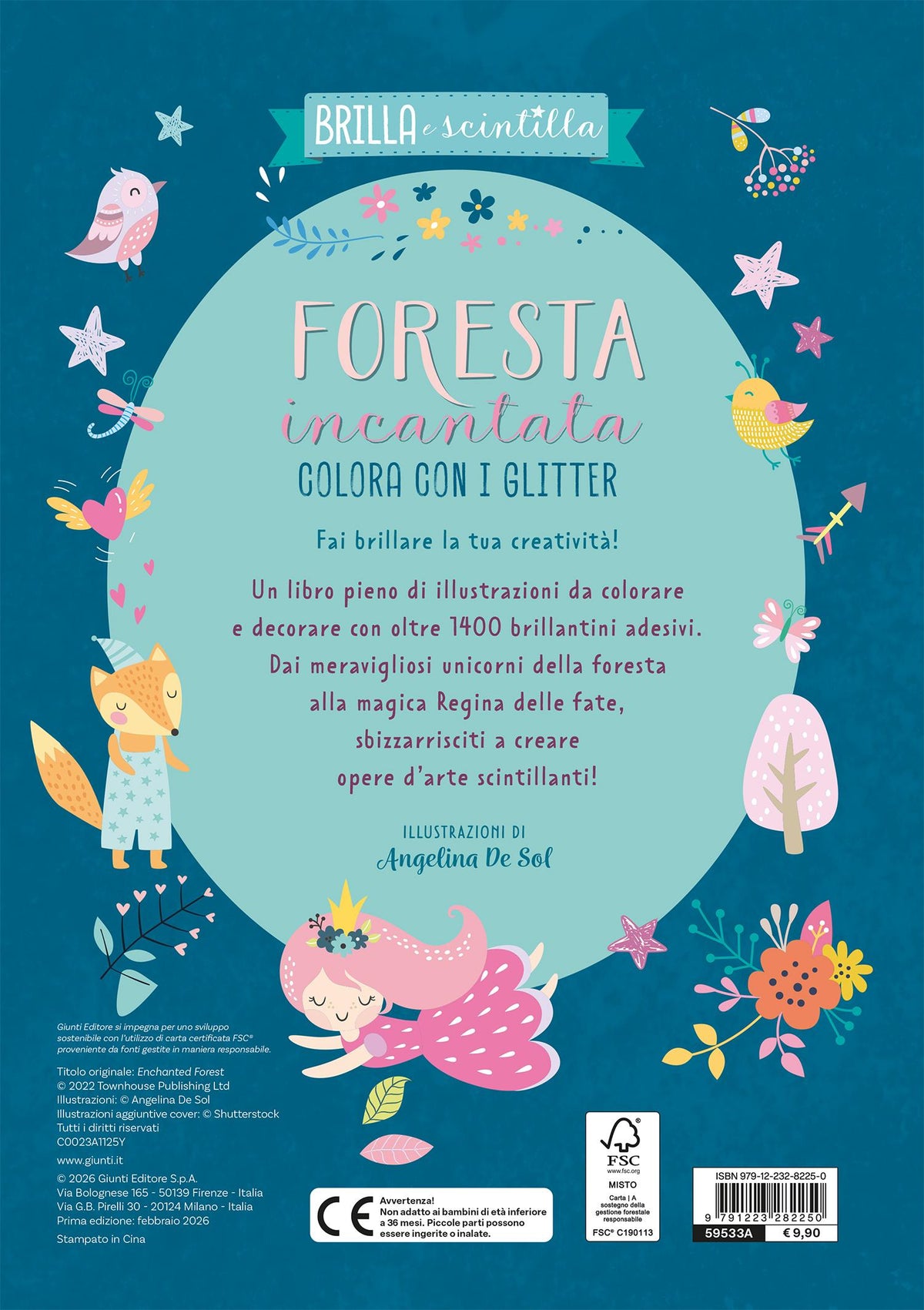 Foresta incantata::Colora con i glitter
