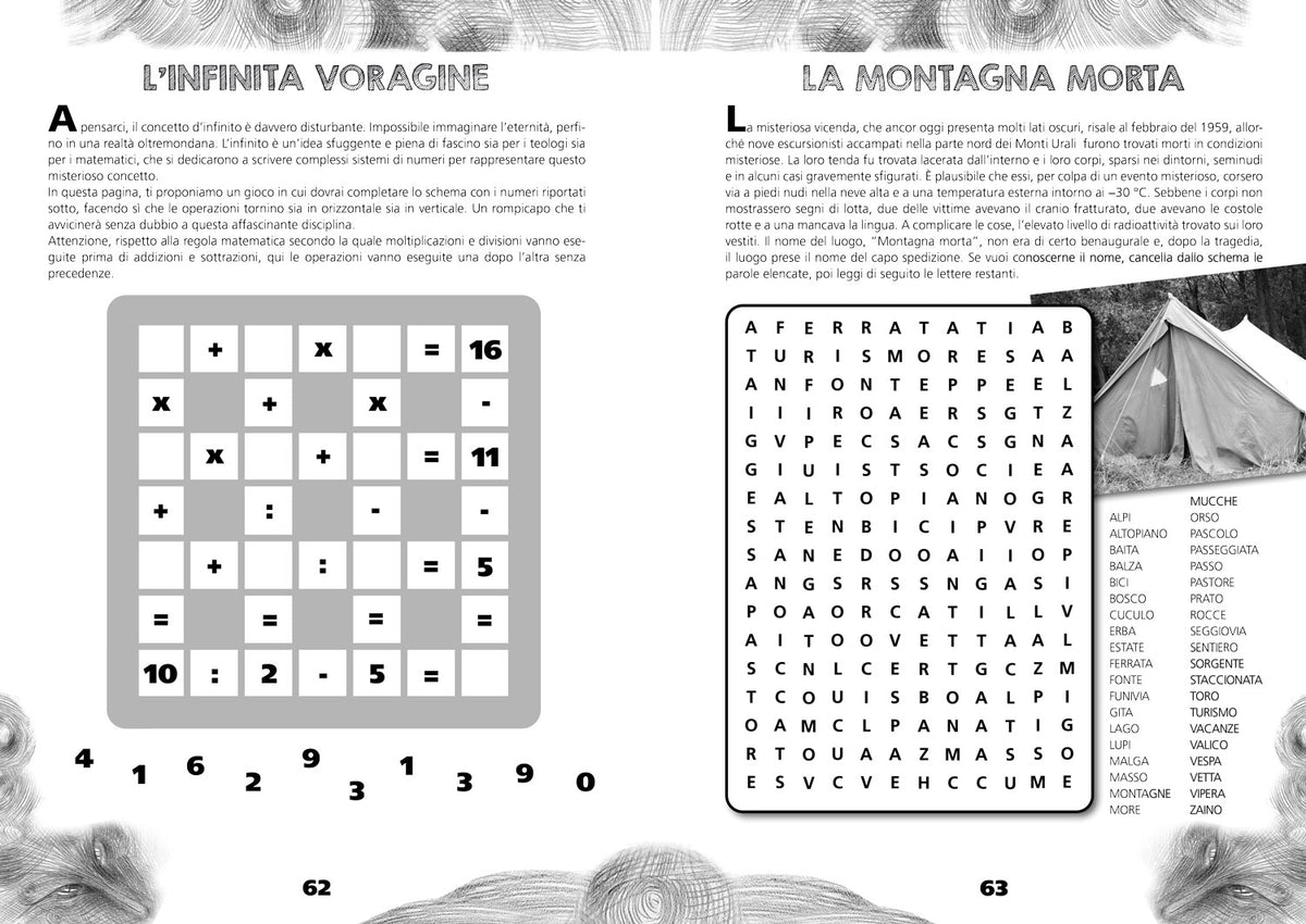 Il grande libro degli enigmi::misteri e rompicapo da risolvere