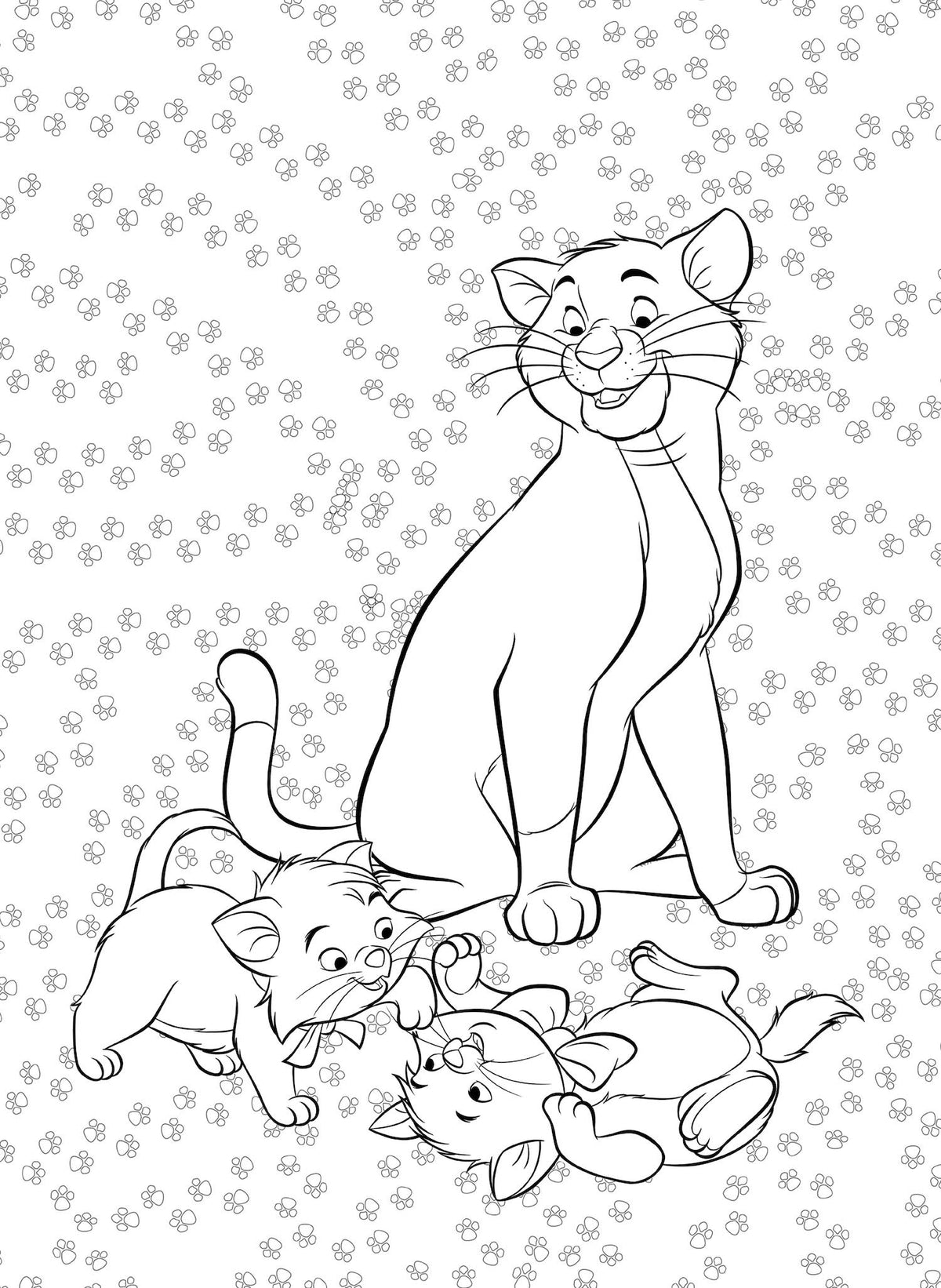 Disney Animals Coloring antistress per tutte le età::100 immagini per ispirare la creatività