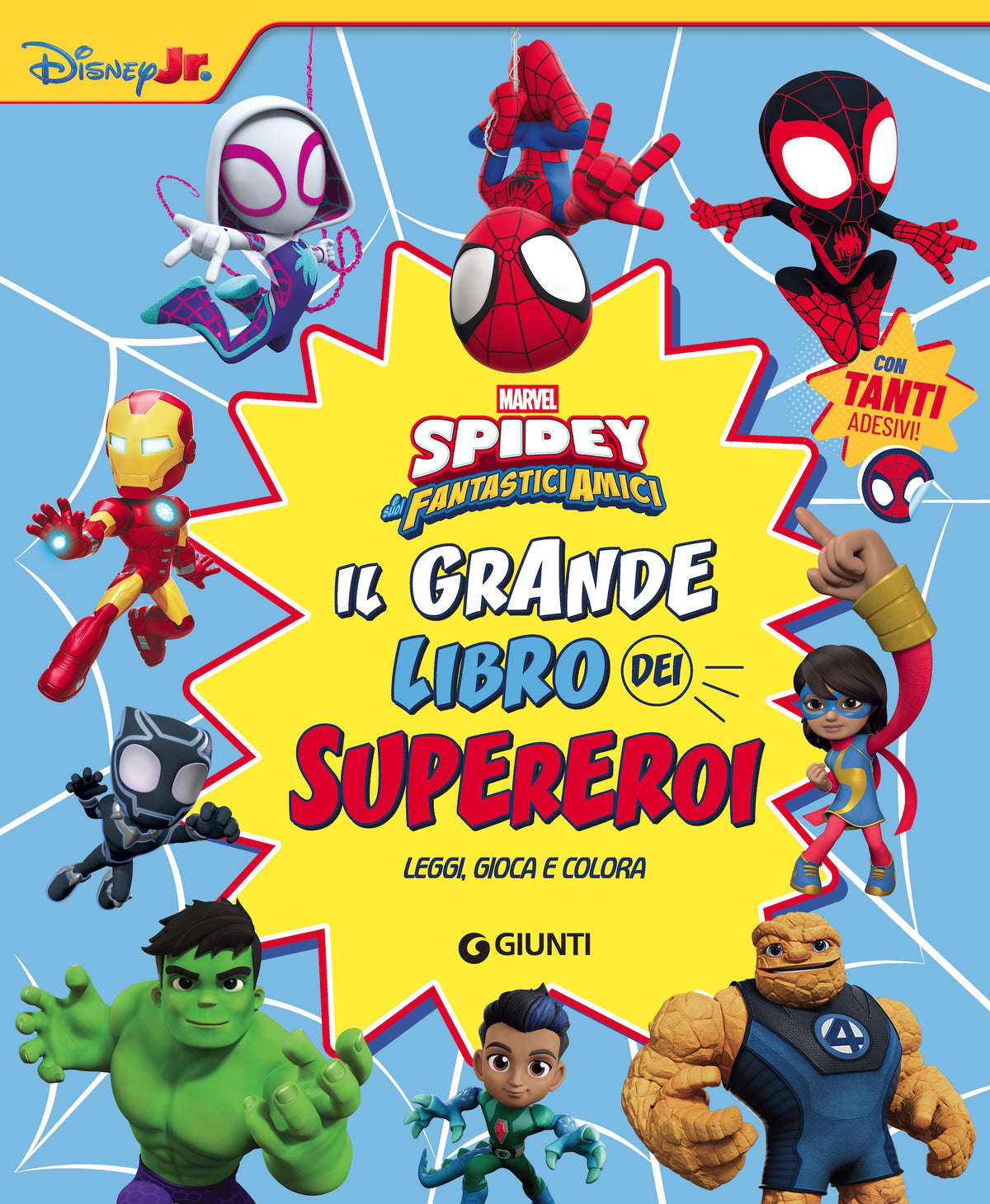 Spidey Il grande libro dei supereroi::Leggi, gioca e colora