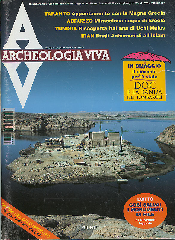 Archeologia Viva n. 58 - luglio/agosto 1996::Rivista bimestrale