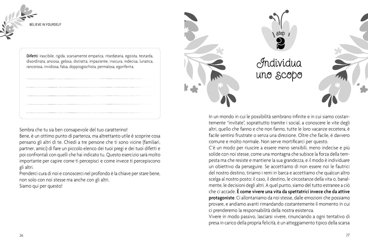 Believe in yourself::Planner per volersi bene
