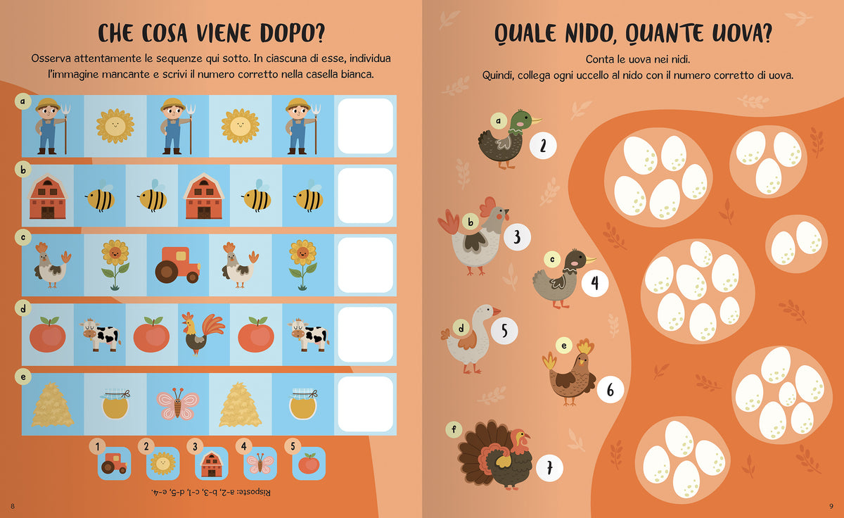 Fattoria::Giochi, Attività, Sticker