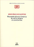 Dissertatio physico-historica de rerum origine et constitutione
