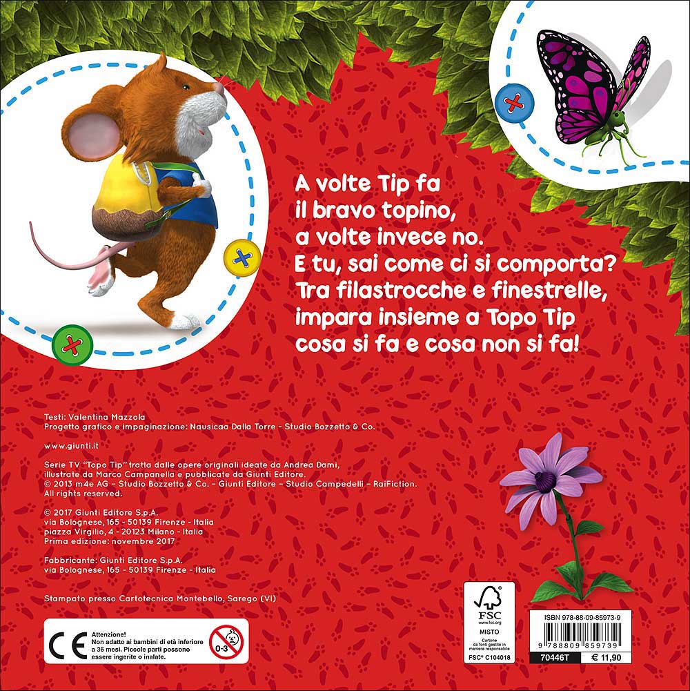 Topo Tip. Le regole del bravo topino::Un libro con le finestrelle