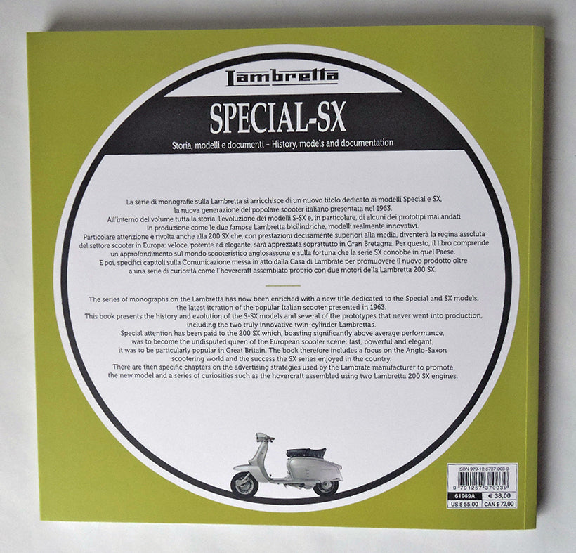 LAMBRETTA SPECIAL-SX Storia, modelli e documenti/History, models and documents (ed. ita-ing)::Storia, modelli e documenti/History, models and documents
