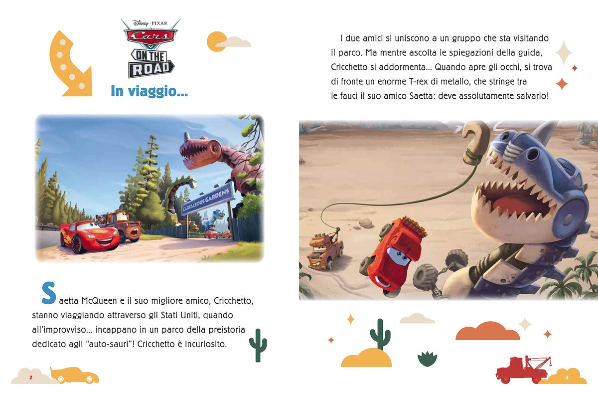 Cars on the road Bubble Stickers::Storia e giochi