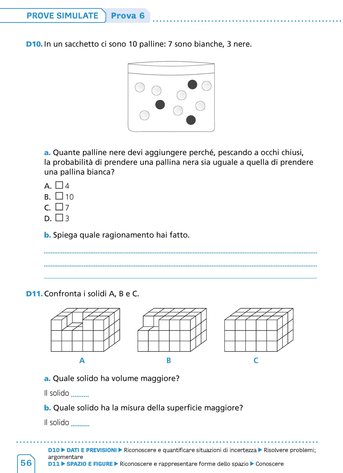 Più INVALSI - Matematica 5::Prove guidate e prove simulate