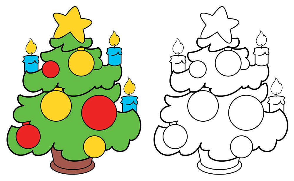 Colora il Natale::Tanti disegni da colorare per Natale!