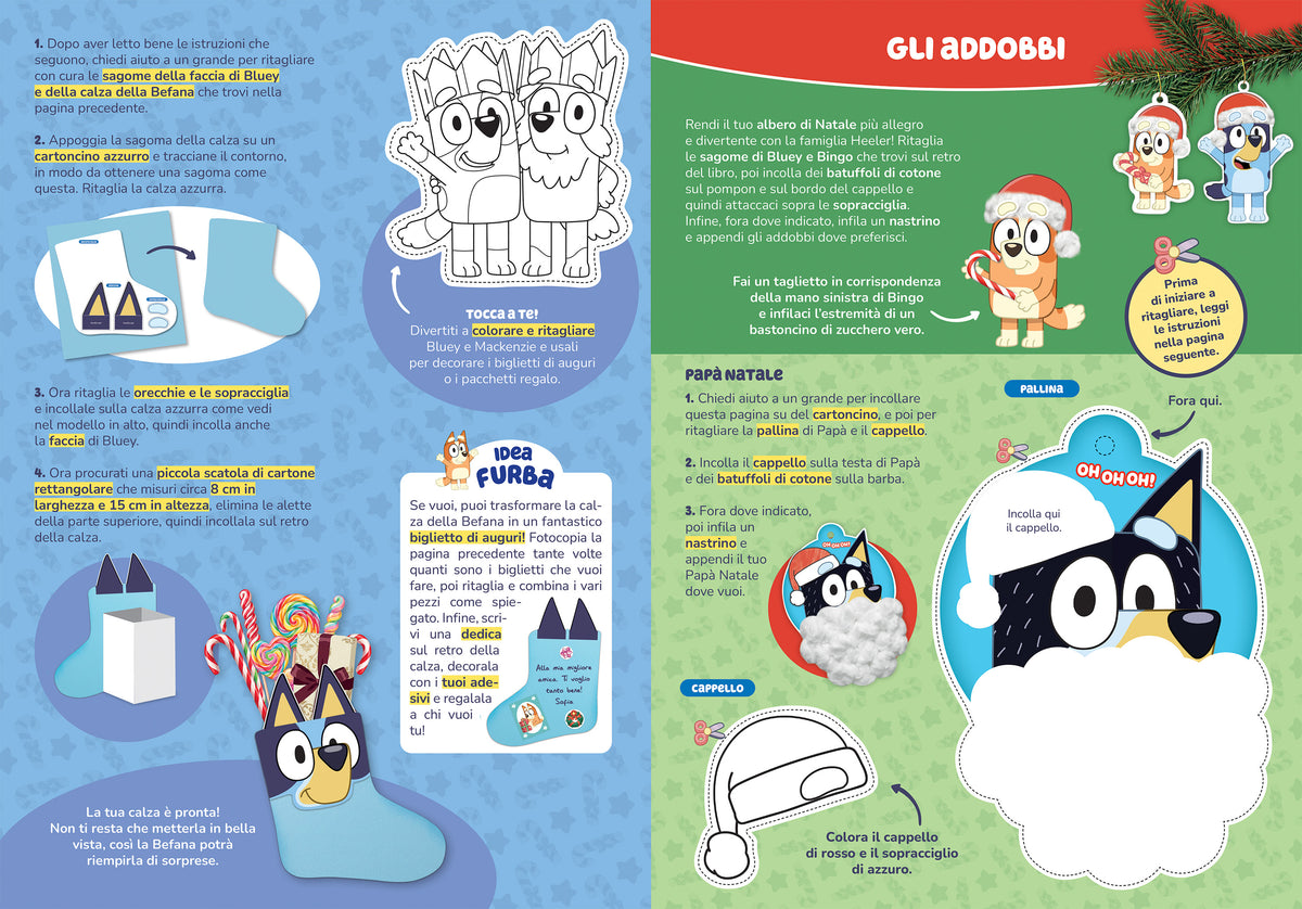 Crea con Bluey + Il super set di Natale