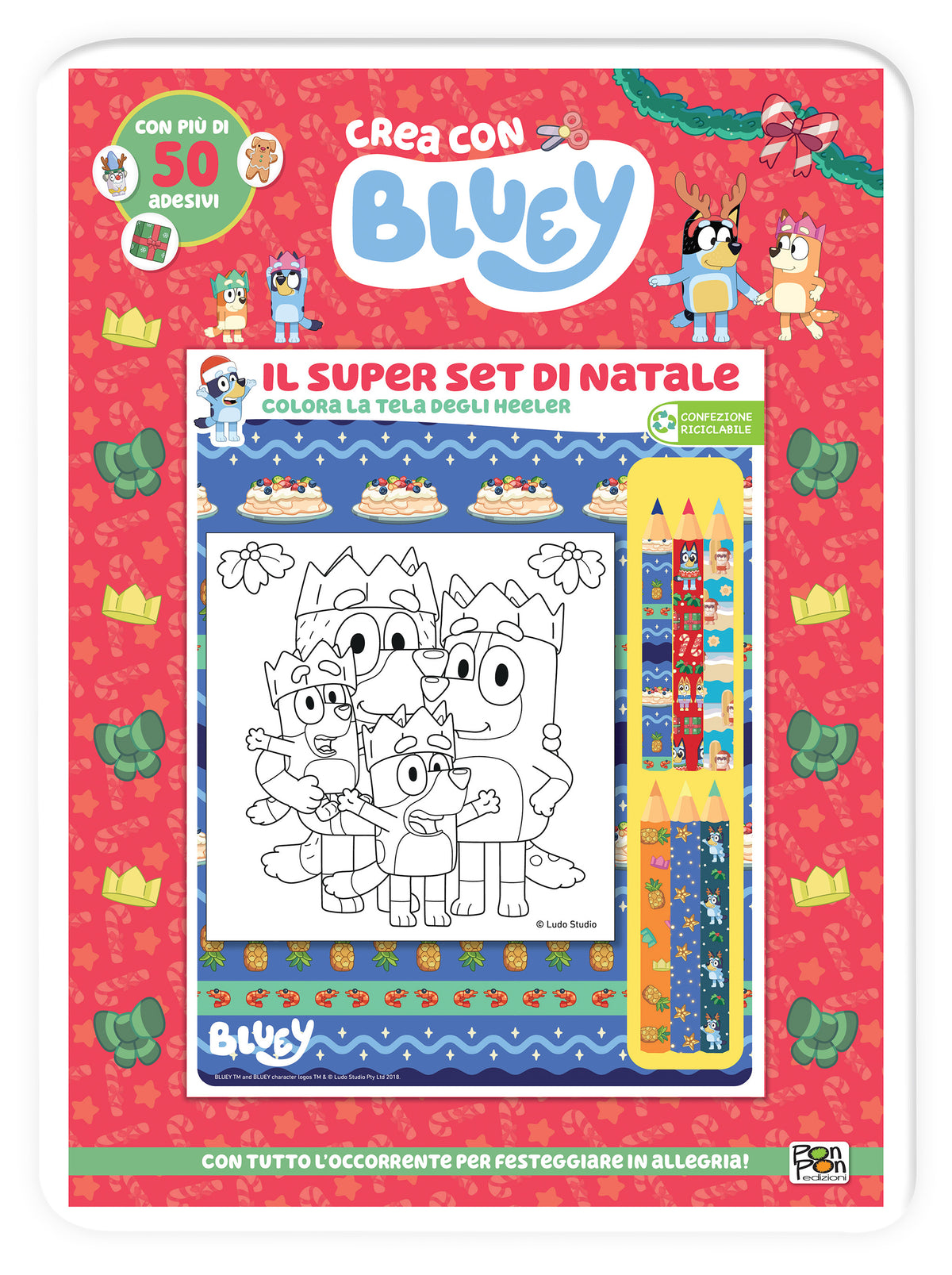 Crea con Bluey + Il super set di Natale
