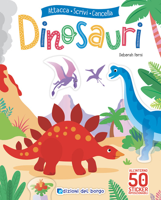 Attacca scrivi cancella - Dinosauri