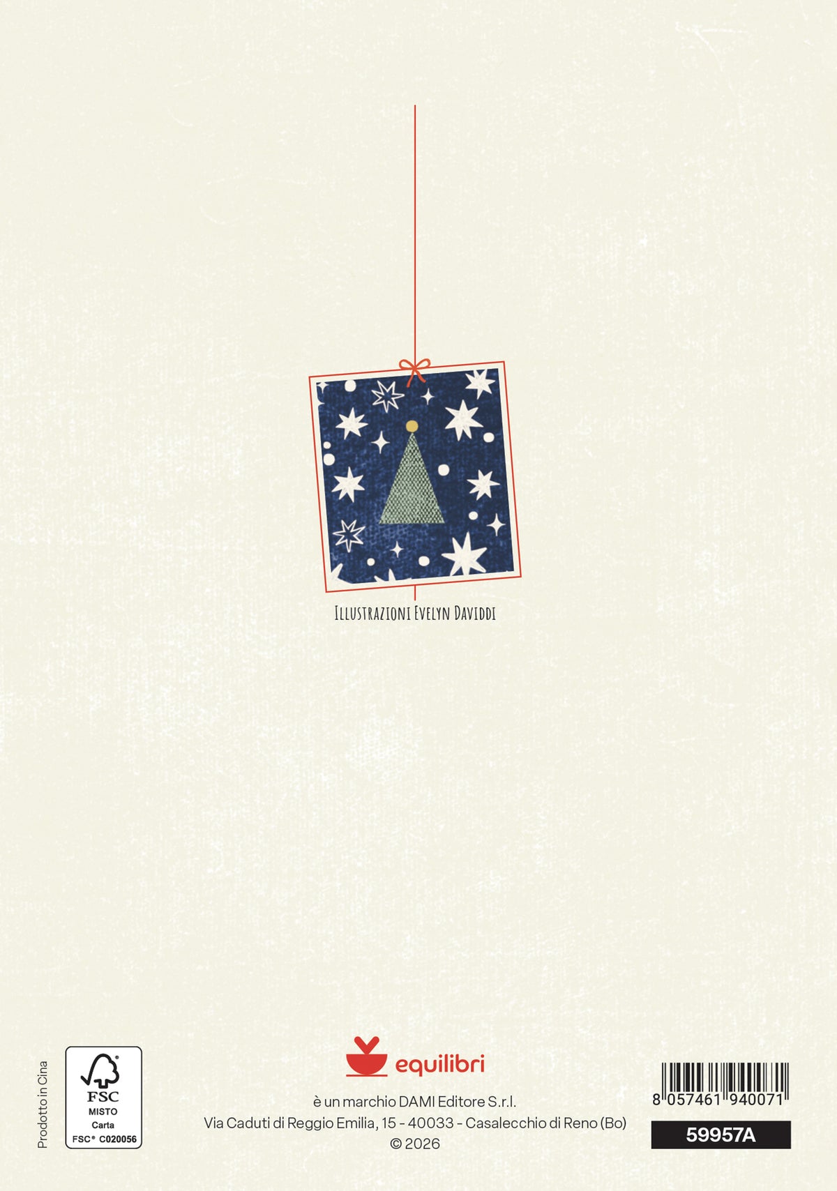 Natale - biglietto Fondo Stelle